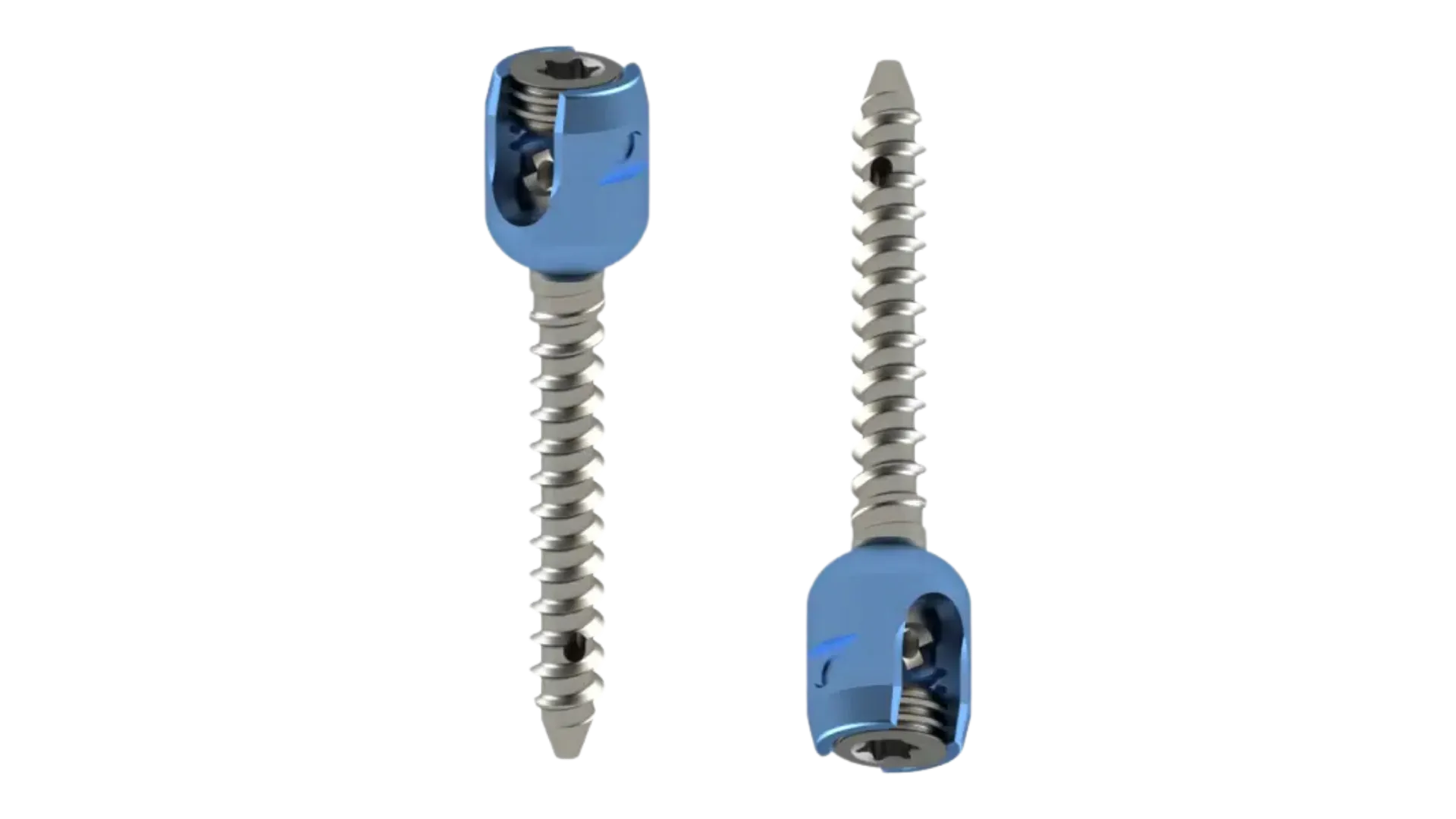 Tornillo Uniaxial BBI de titanio para escoliosis